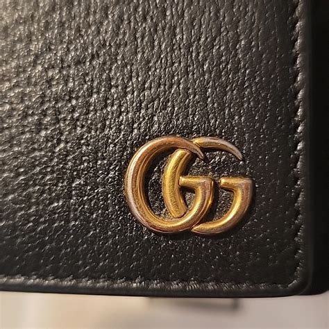 marmont bifold gucci|Gucci Marmont leather.